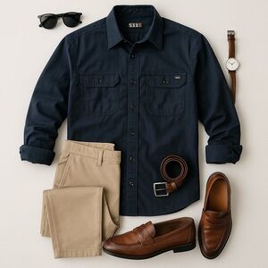 5.11 Tactical Navy Casual Button Down Shirt